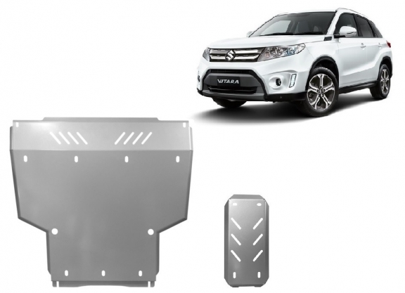 Piastra paramotore di acciaio Suzuki Vitara - pacchetto promozionale alluminio