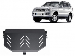 Protezione di acciaio per il serbatoio Toyota Land Cruiser J120 - solo per modello 3 porte 