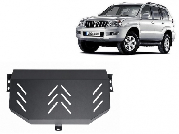 Protezione di acciaio per il serbatoio Toyota Land Cruiser J120 - solo per modello 3 porte 