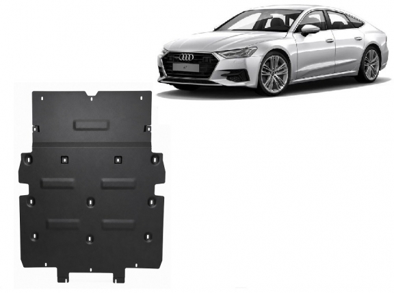 Piastra paramotore di acciaio Audi A7
