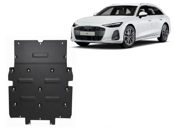 Piastra paramotore di acciaio Audi A6