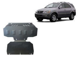 Piastra paramotore di acciaio Kia Sorento