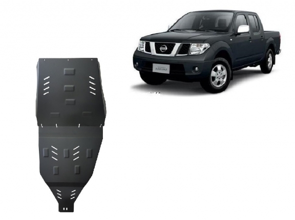 Protezione di acciaio per  il cambio Nissan Navara D40