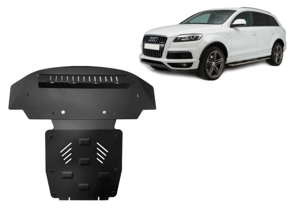 Piastra paramotore di acciaio Audi Q7 S-Line