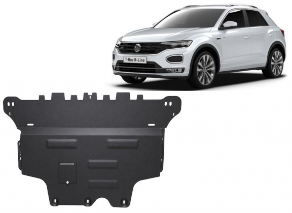 Piastra paramotore di acciaio Volkswagen T-Roc 