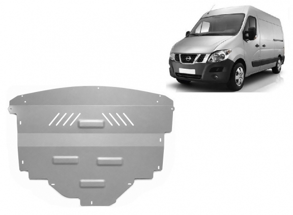 Piastra paramotore di Alluminio Nissan NV400