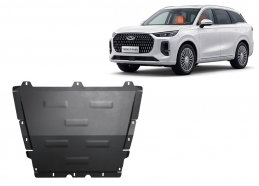 Piastra paramotore di acciaio Chery Tiggo 9