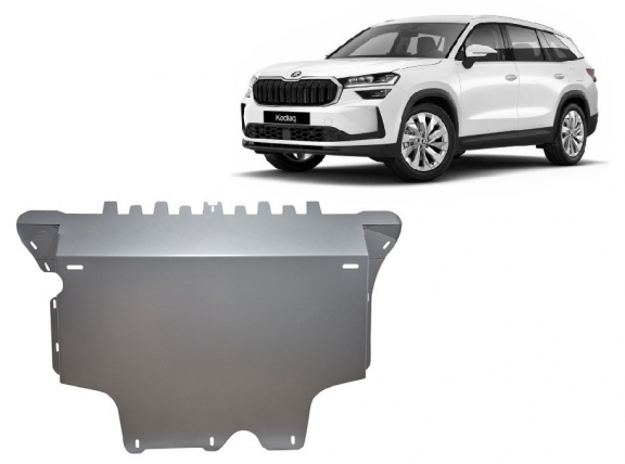 Piastra paramotore di alluminio Skoda Kodiaq Hybrid