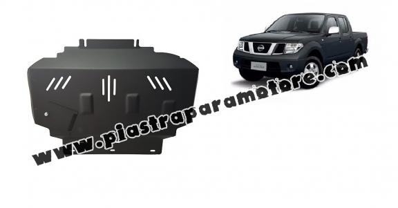 Piastra paramotore di acciaio Nissan Navara D40