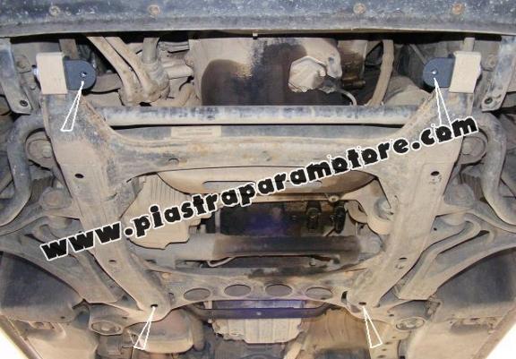Piastra paramotore di acciaio Porsche Cayenne