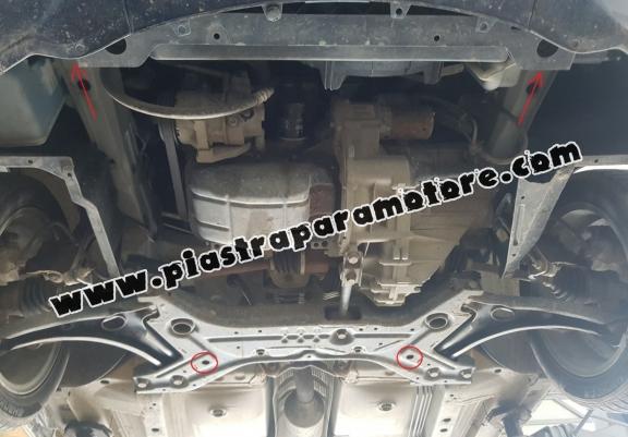 Piastra paramotore di acciaio Smart ForFour petrol