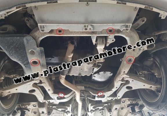 Piastra paramotore di acciaio Opel Zafira A 