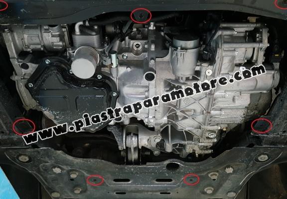 Piastra paramotore di acciaio Renault Kangoo
