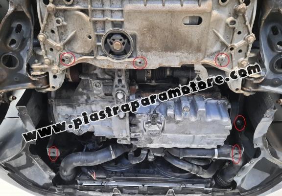 Piastra paramotore di acciaio Seat Leon Mk2