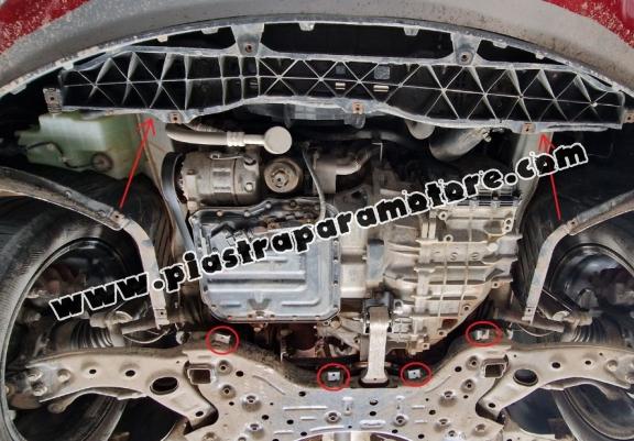 Piastra paramotore di acciaio Kia Sorento UM