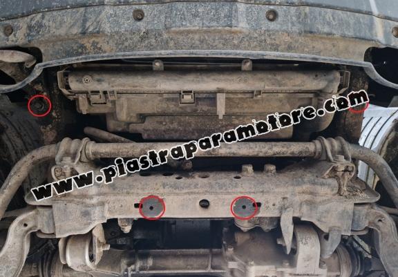 Protezione di acciaio per il radiatore Nissan Navara D40