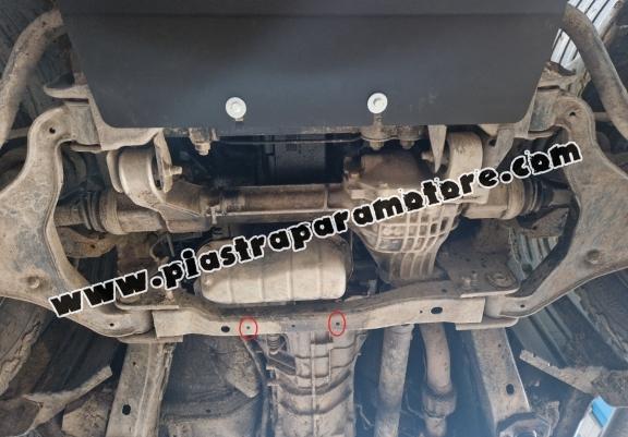 Piastra paramotore di acciaio Nissan Navara D40