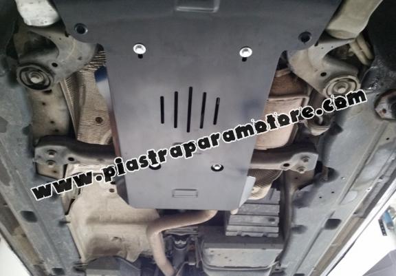 Protezione di acciaio per il cambio automatico Porsche Cayenne