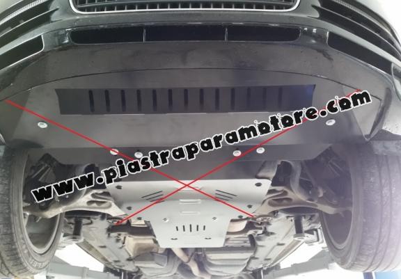 Protezione di acciaio per il cambio automatico Porsche Cayenne