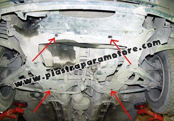 Piastra paramotore di acciaio Peugeot 208