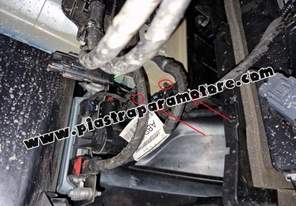 Piastra paramotore di acciaio Ford Fiesta VII