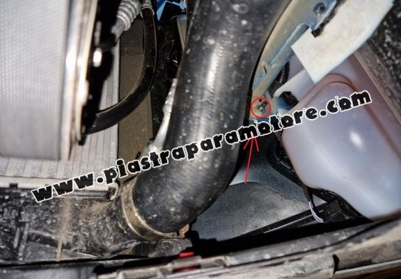 Piastra paramotore di acciaio Ford Fiesta VII