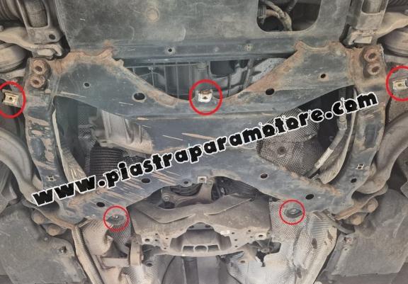 Protezione di acciaio per il cambio Audi Q5