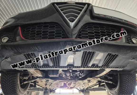 Piastra paramotore di acciaio Alfa Romeo Giulietta