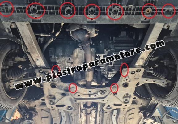Piastra paramotore di acciaio Alfa Romeo Giulietta