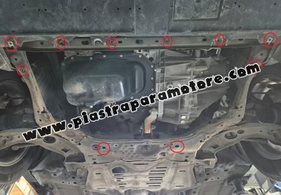 Piastra paramotore di acciaio Mazda 2