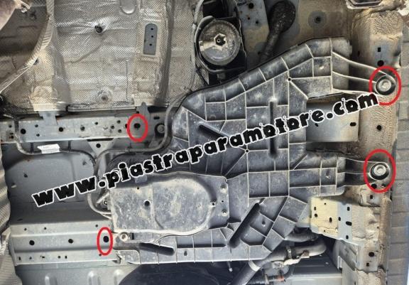 Protezione di acciaio per il AdBlue Ford Transit Custom
