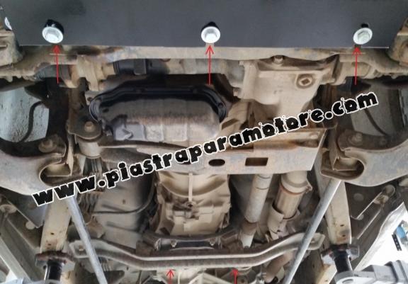 Protezione di acciaio per il cambio Nissan Navara D22