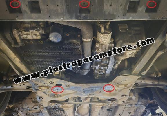 Piastra paramotore di acciaio Peugeot 408