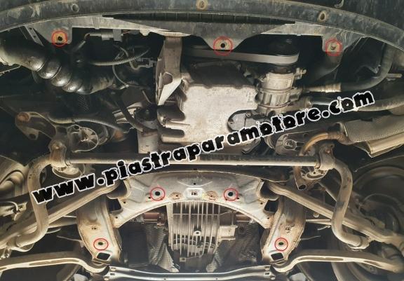 Piastra paramotore di acciaio Audi A6