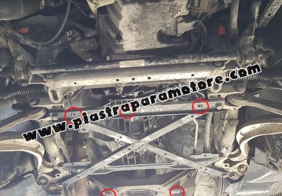 Protezione di acciaio per il cambio Audi A5