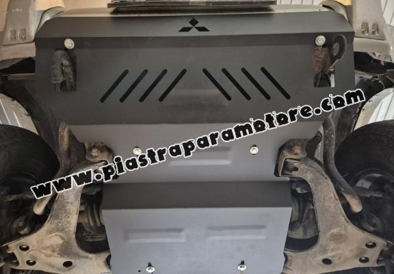 Piastra paramotore di acciaio Mitsubishi Pajero 3 (V60, V70)