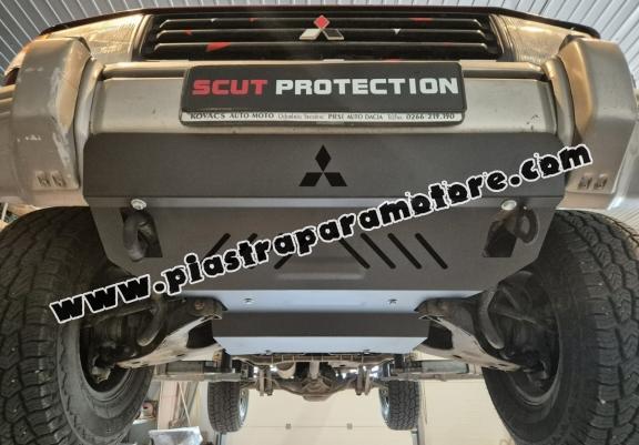Piastra paramotore di acciaio Mitsubishi Pajero 3 (V60, V70)