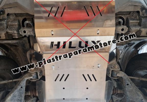 Piastra paramotore di alluminio Toyota Hilux Revo