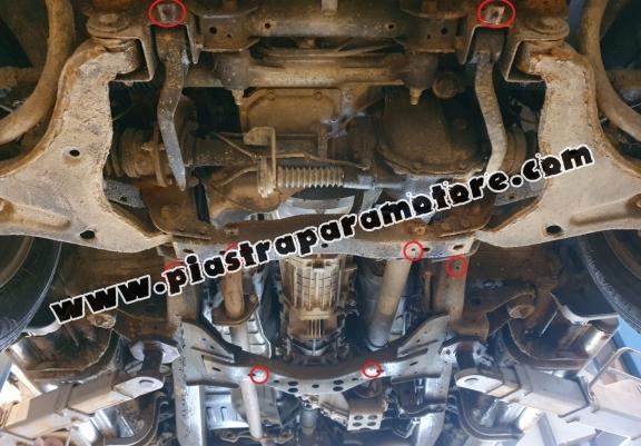 Piastra paramotore di acciaio Mitsubishi L200