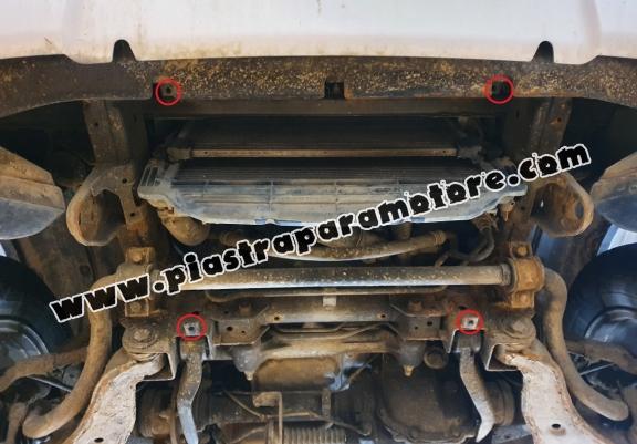 Protezione di acciaio per il radiatore Mitsubishi L200