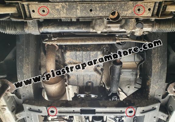 Protezione di acciaio per il cambio Ssangyong Musso Grand