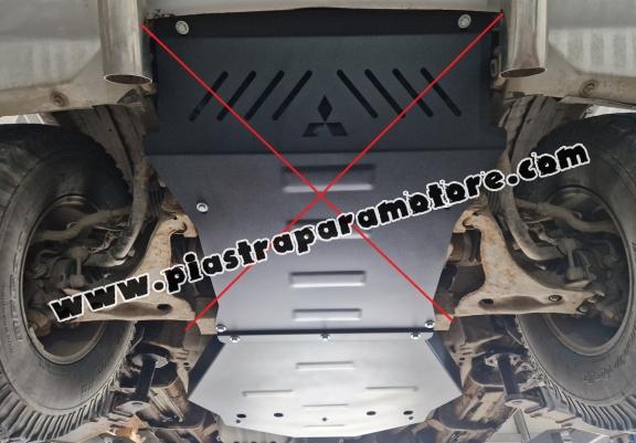 Protezione di acciaio per il cambio Mitsubishi Pajero 4 (V80, V90)