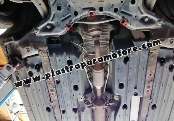 Piastra catalizzatore/cat lock di acciaio Toyota Corolla