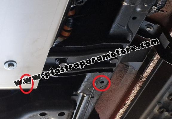 Protezione di alluminio per filtro del carburante Ford Ranger Raptor