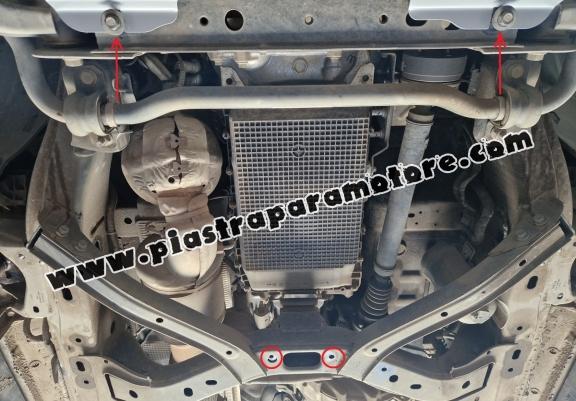 Protezione di acciaio per il cambio automatique Volkswagen Amarok 2 