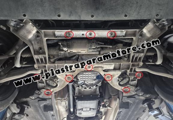 Piastra paramotore di alluminio Alfa Romeo Stelvio