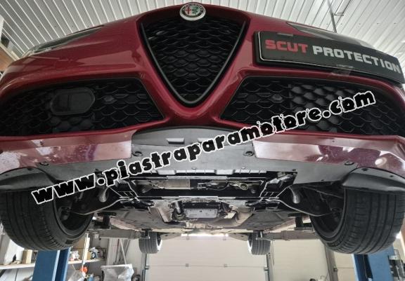 Piastra paramotore di acciaio Alfa Romeo Giulia