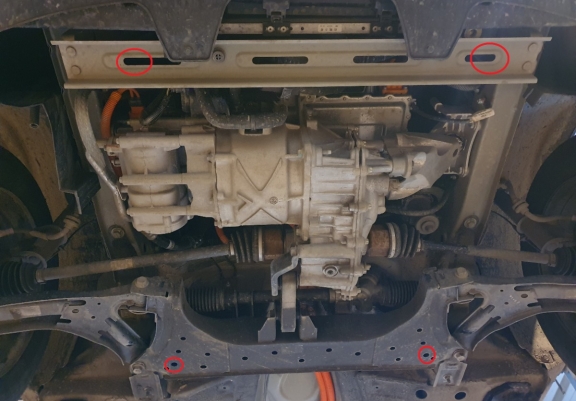 Piastra paramotore di acciaio Dacia Spring