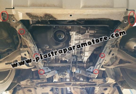 Piastra paramotore di acciaio Dacia Duster - 2,5 mm