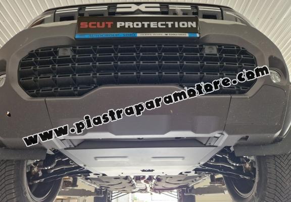 Piastra paramotore di acciaio Dacia Duster - 4x2 + 4x4
